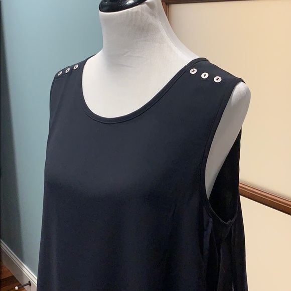 Long flowing 2-panel blouse. Size L/XL - Picture 2 of 9